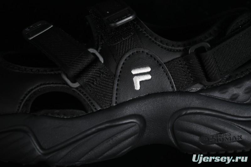 Fila Fusion Unisex Breathable Slip-Resistant Summer Sandals with Cushioned Sole - T12W321401EBK