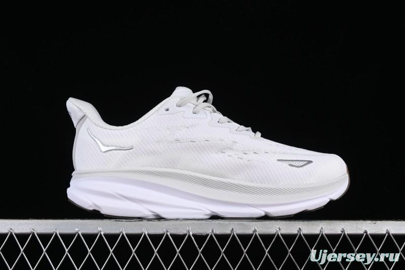 HOKA ONE ONE CLIFTON 9 Running Shoes with Lightweight Knit Mesh and Enhanced Cushioning - 1127895 NCWT