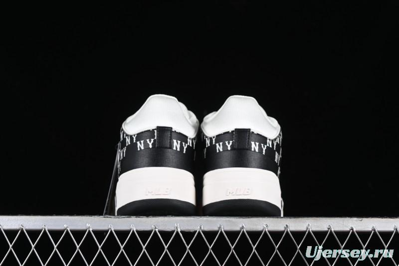 MLB Chunky Liner New York Yankees Hook & Loop Lightweight Platform Sneakers with 6cm Height Increase - 3ASXLM13N50BKS