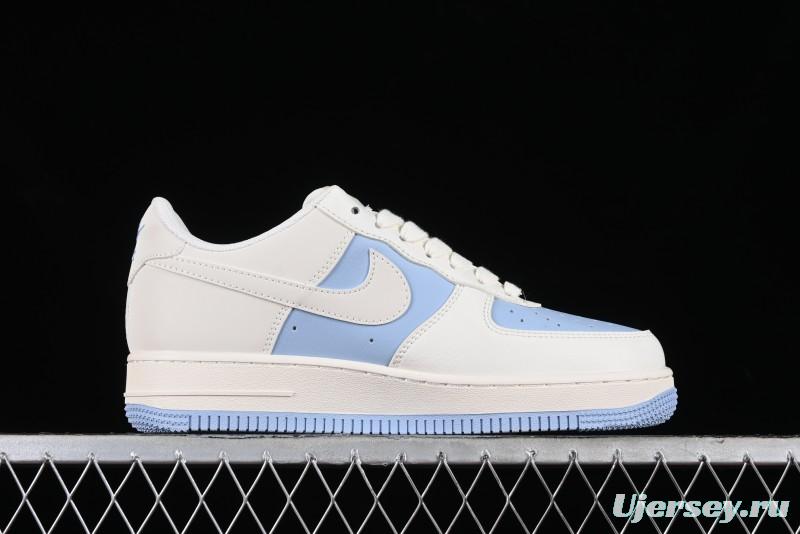 Nike Air Force 1 '07 Low LV Collaboration - Off White Ice Blue Casual Sneakers BB9599-203