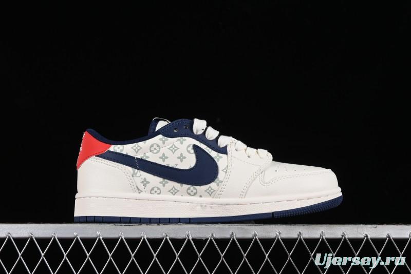 Nike Air Jordan 1 Low OG SP Travis Scott x Fragment Design Collaboration Sneakers - LJ5188-002