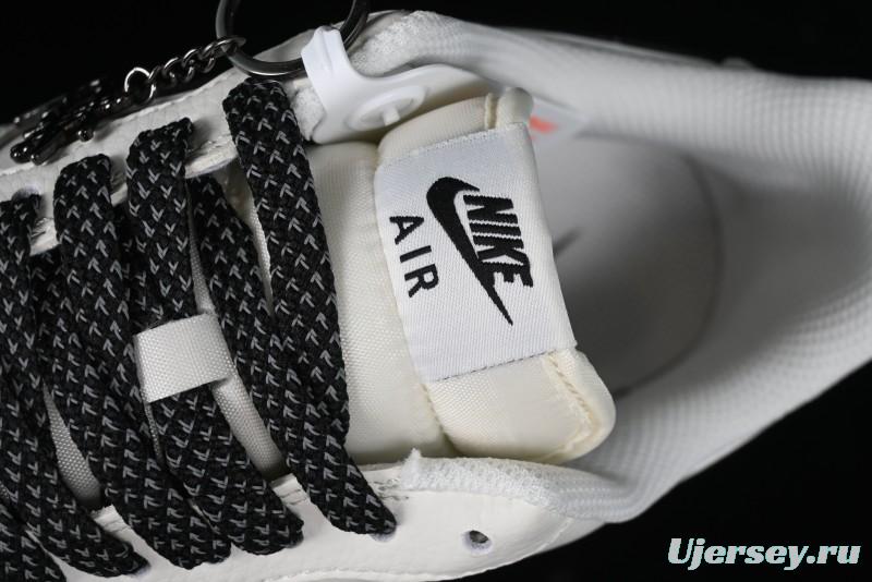 Nike Air Force 1 '07 Low Stussy Collaboration - Beige Black Gum Sole Low-Top Casual Sneakers - XZ5688-001