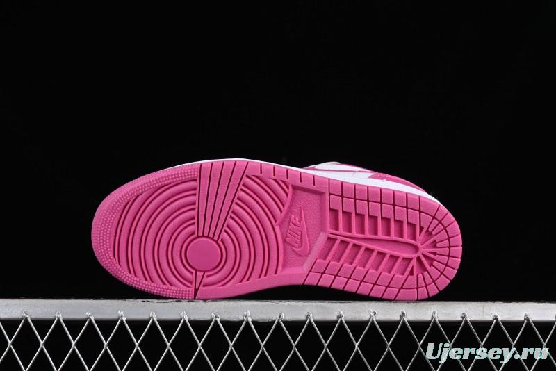 Nike Air Jordan 1 Low AJ1 Rose Pink Low-Top Casual Lifestyle Sneakers - FV8486-600