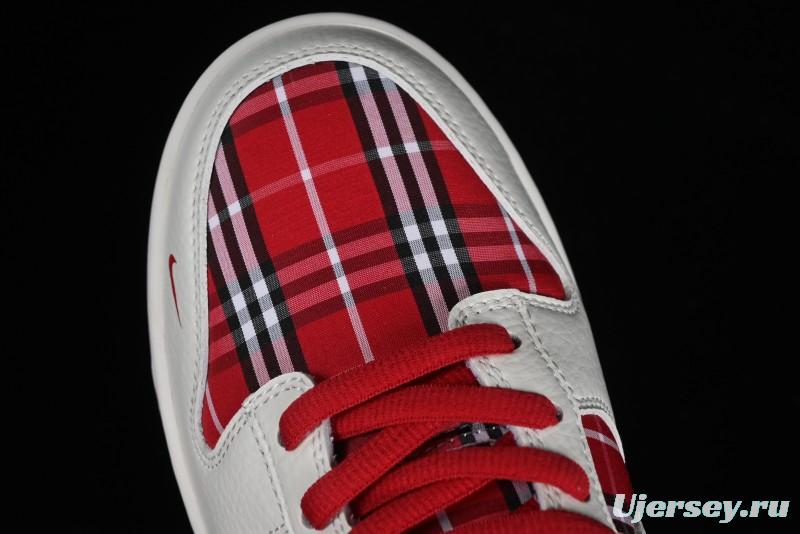 Nike SB Dunk Low Supreme - Plaid Colorway Low-Top Casual Skateboarding Shoes - SU1853-512