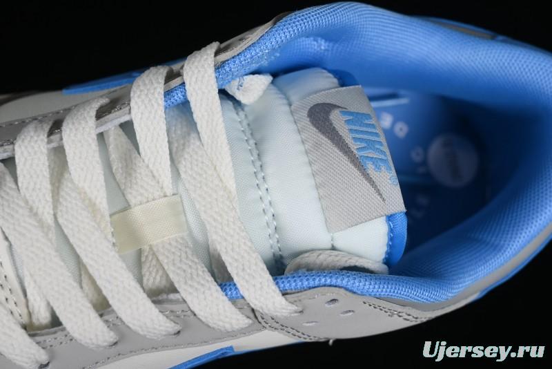 Nike Dunk Low SB "Athletic Department" Grey Blue Leather Skateboarding Shoes - FN7488-133