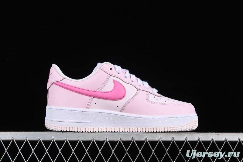 Nike Air Force 1 '07 Low White Pink Casual Sneakers - HM3696-661