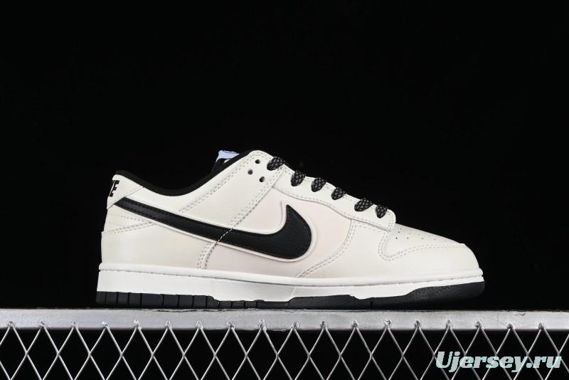 Nike SB Dunk Low Lightning Collaboration Off-White Black Starry Sky Anniversary High-End Custom Low-Top Casual Skate Shoes - XD1688-015