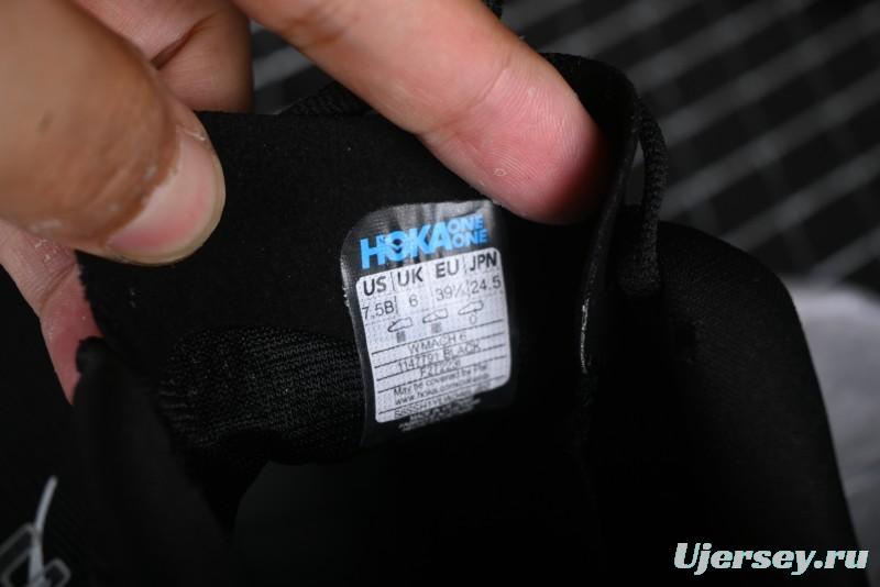 HOKA ONE ONE MACH 6 Flagship Racing Shoes with Carbon Plate Technology and Asymmetric Design - 114791 BLACK