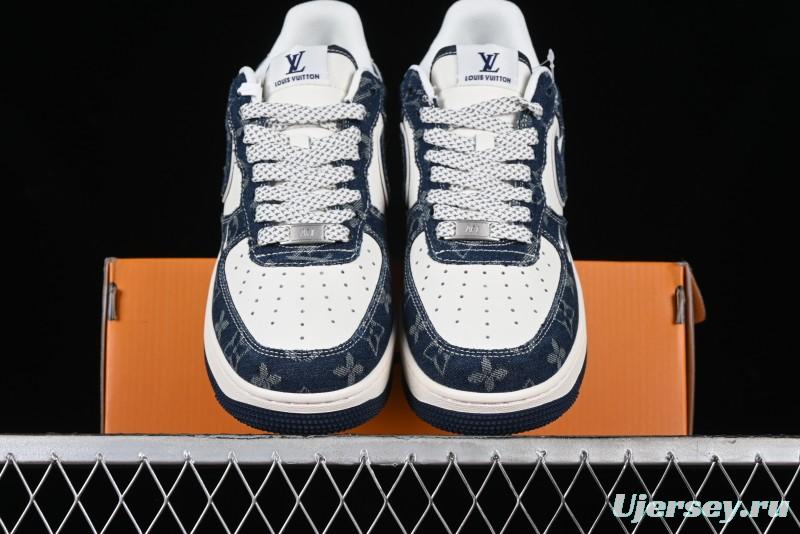 Nike Air Force 1 '07 Low LV Collaboration - Midnight Navy Low-Top Casual Sneakers - SJ2088-003