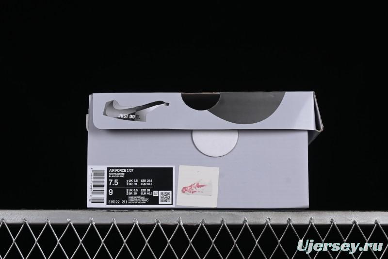 Nike Air Force 1 '07 Low Casual Sneakers with Anime Graffiti Style Crime Scene Design - 315122-211