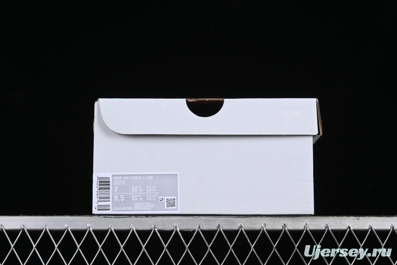 Nike Air Force 1 '07 Low Casual Sneakers with Full-Length Air Cushion - FJ4146-104