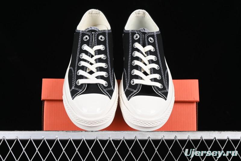 Converse Chuck 70 SNL Low Top Canvas Sneakers with Star Embroidery and Metal Studs - A11612C