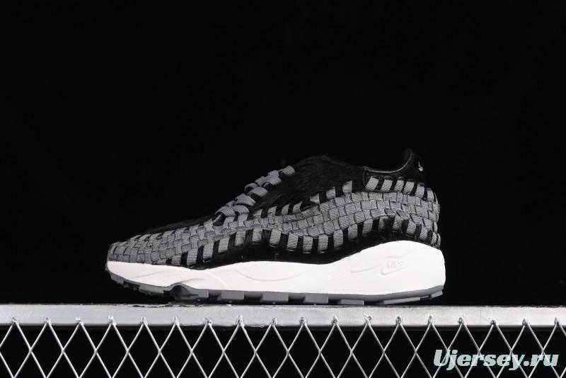 Nike Air Footscape Woven Asymmetrical Weave Slip-Resistant Low-Top Lifestyle Sneakers - FB1959-001