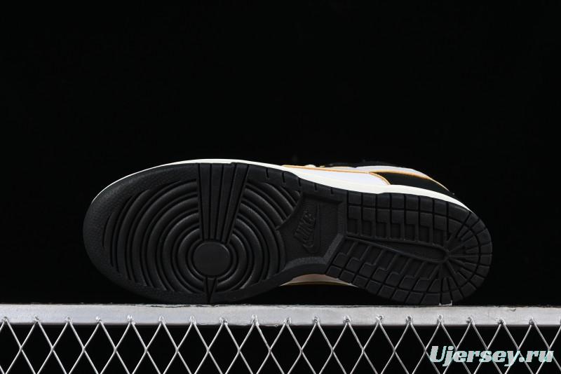 Nike HUF x SB Dunk Low "San Francisco" Black White Panda Skateboarding Shoes - FD8775-001