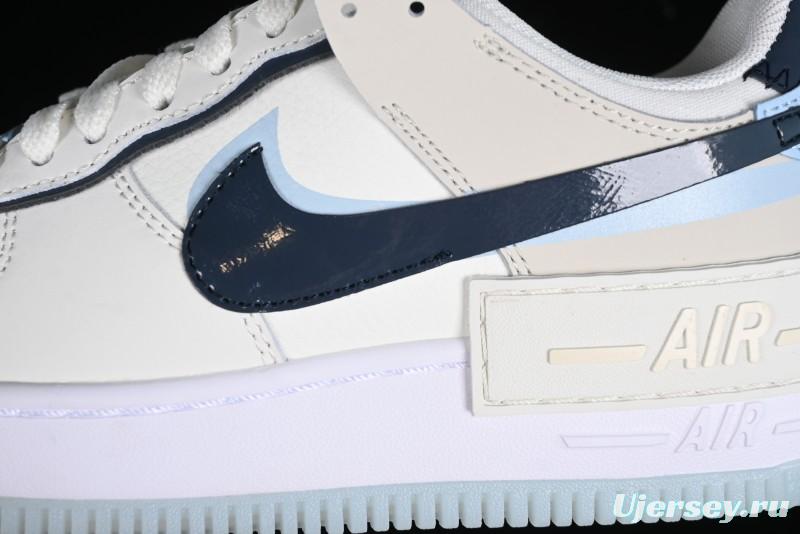 Nike Air Force 1 Shadow Lightweight Elevated Low-Top Versatile Sneakers - DZ1847-107