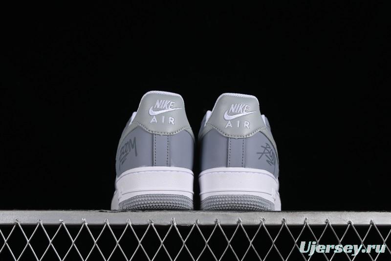 Nike Air Force 1 '07 Low Casual Sneakers with Full-Length Air Cushion - FJ4146-111