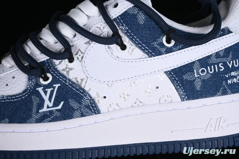 Nike Air Force 1 Low Custom Strap Casual Sneakers with Full-Length Air Cushion - ZH0316-021