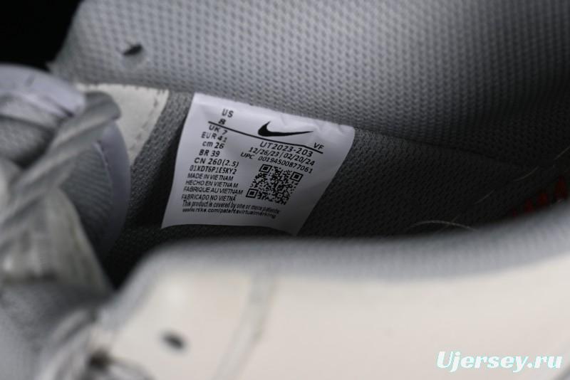 Nike Undefeated Air Force 1'07 Low Casual Sneakers in Beige Hemp with Reflective Details - UT2023-203