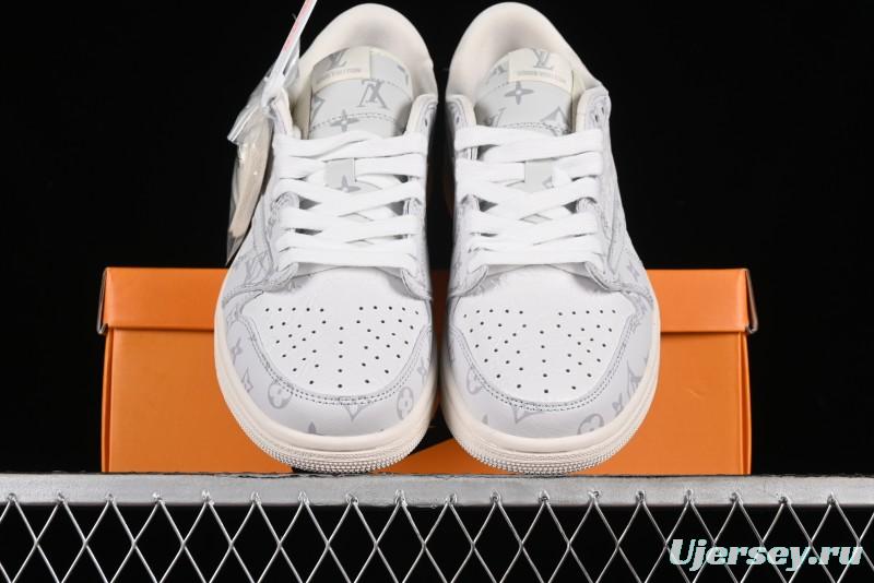 Nike Air Jordan 1 Low OG SP Travis Scott x Fragment Design Collaboration Sneakers - LX1988-700