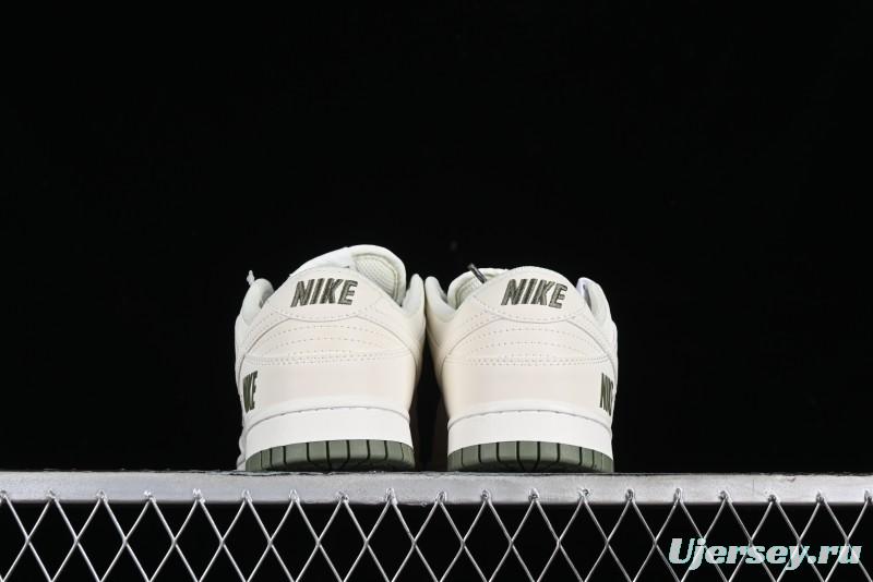 Nike SB Dunk Low Collaboration Triple Swoosh Military Green Colorway Low-Top Casual Skateboarding Shoes - NK5639-323
