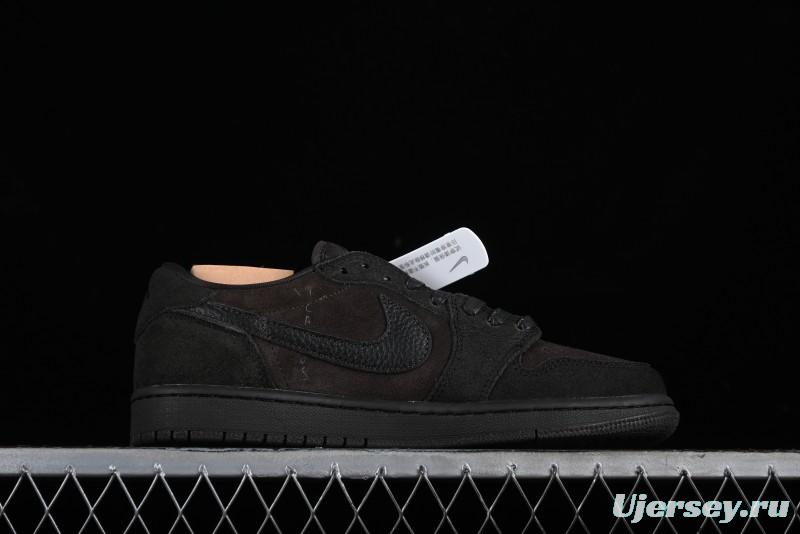 Nike Travis Scott x Air Jordan 1 Low OG AJ1 Reverse Swoosh Sneakers - DM7866-202
