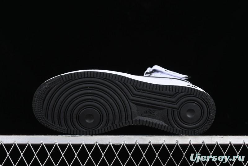 Nike Air Force 1 '07 Mid Casual Sneakers in White/Black - DV0806-101