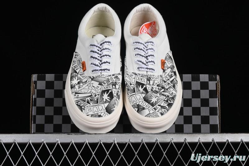Vans OG Classic Slip-On LX & OG Era LX Sneakersntuff LA Graffiti Collaboration Low-Top Skate Shoes - VN000EYEBPJ