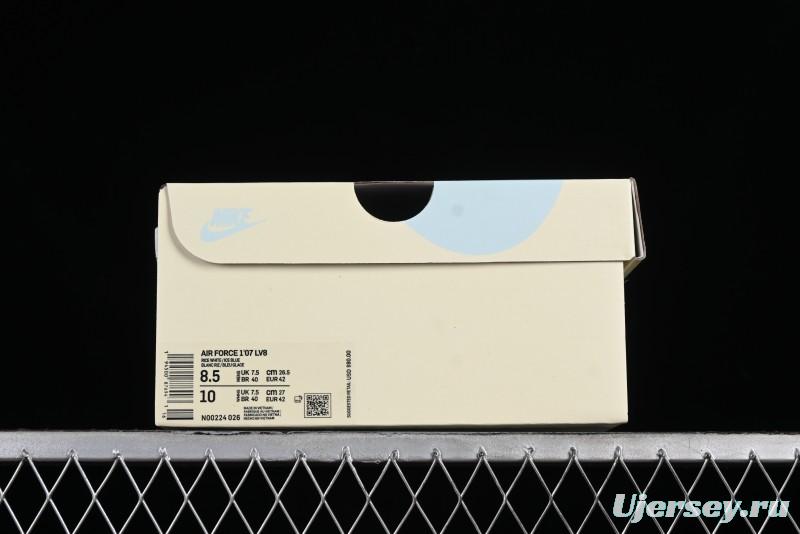 Nike Nocta x Nike Air Force 1 '07 Low Casual Sneakers with 3M Reflective Details and Full-Length Air Cushion - NO0224-026