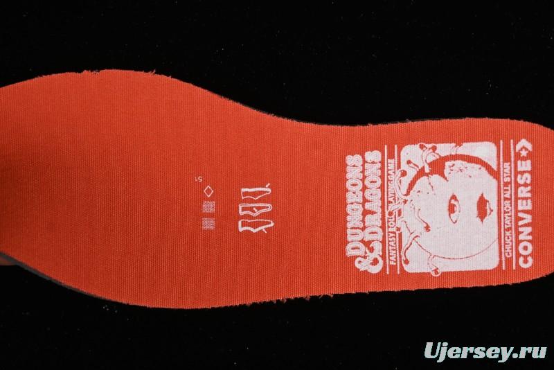 Converse Chuck Taylor High Top Casual Sneakers with Dungeons & Dragons 50th Anniversary Collaboration Design - A09883C