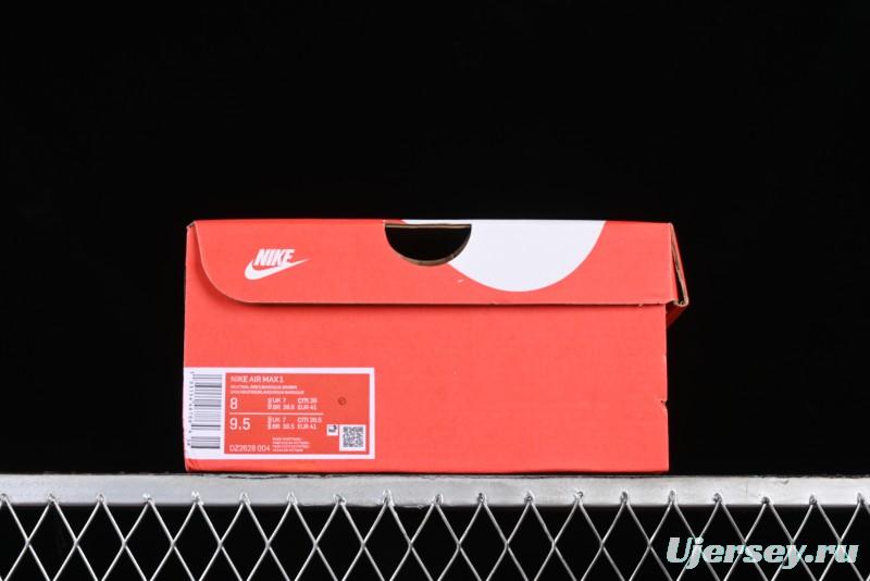 Nike Air Max 1 Retro Running Shoes with Half-Sole Air Cushion - DZ2628-004