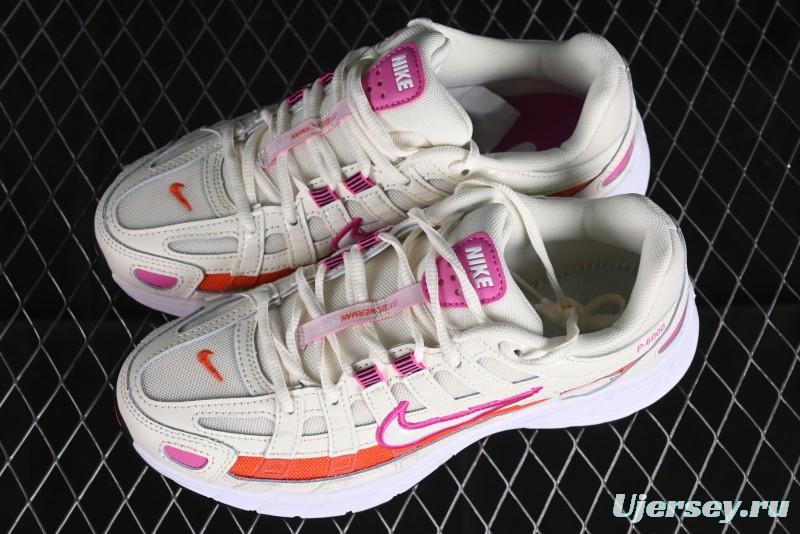 Nike P-6000 Retro Casual Sneakers Dad Shoes with Layered Design and Lightweight Body - CW1351-100