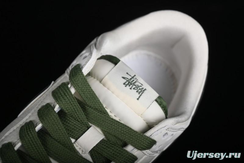 Stussy x Nike SB Dunk Low Anniversary Premium Customized Sneakers - DQ1098-381