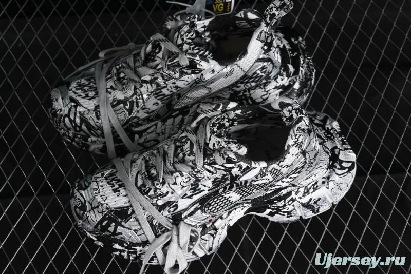 Balenciaga Phantom Sneaker Graffiti Running Shoes - W2RG39010