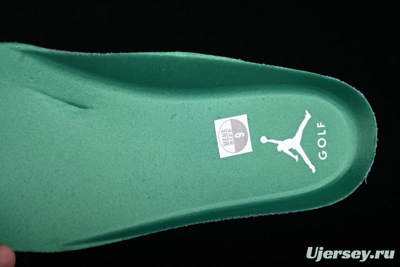 Nike Air Jordan 1 Low Golf Shoes Retro Grey White Green - DD9315-112