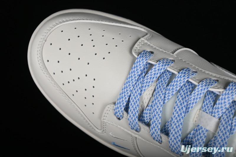 Nike SB Dunk Low LV Collaboration - Beige Navy Anniversary High-End Custom Low-Top Casual Skate Shoes - XX2025-322