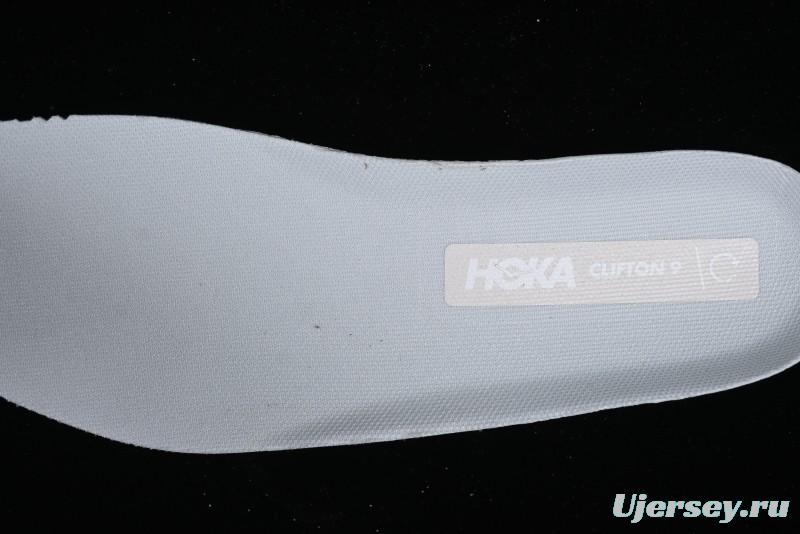 HOKA ONE ONE CLIFTON 9 Running Shoes with Lightweight Knit Mesh and Enhanced Cushioning - 1127895 NCWT