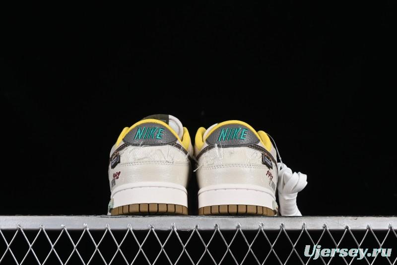 Nike Dunk Low Panda Prank Sail Era Sails Tan Brown SB Strap Low-Top Casual Skate Shoes - FV3629-371