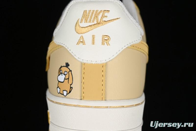 Nike Air Force 1'07 Low "Psyduck" Casual Sneakers - DB3301-661