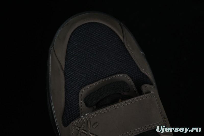 Nike Travis Scott x Jordan Cut The Check AJ1 Basketball Shoes with Velcro Design - FZ8117-200