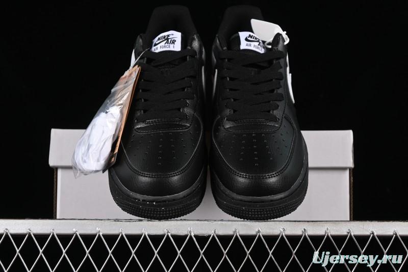 Nike Air Force 1 '07 Low Casual Sneakers with Broken Swoosh Design - HF9096-001