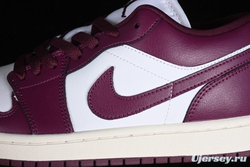 Nike Air Jordan 1 Low AJ1 White Rose Pink Low Top Casual Sneakers DC0774-161