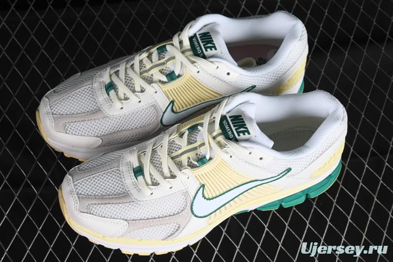 Nike Zoom Vomero 5 Retro Casual Running Shoes with EVA Midsole Cushion - FZ8361-100