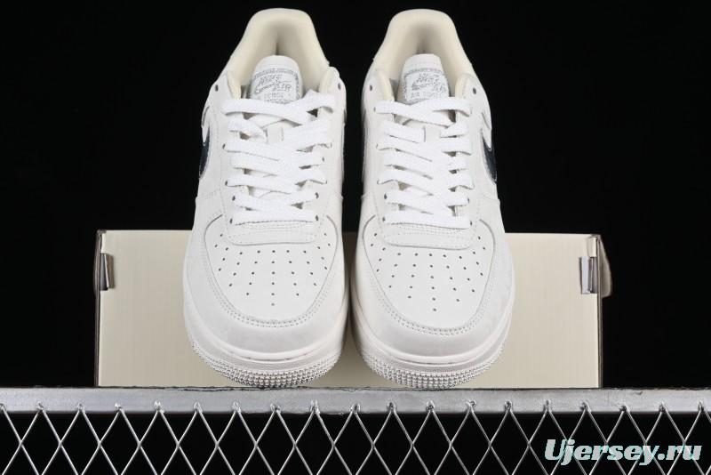 Nike Air Force 1 '07 Low Custom Traditional Chinese Brocade Casual Sneakers - AF2406-110