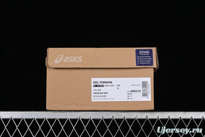 Asics Gel-Terrain Retro Breathable Casual Shoes Cushioned Men's Durable Running Shoes - 1203A342-250