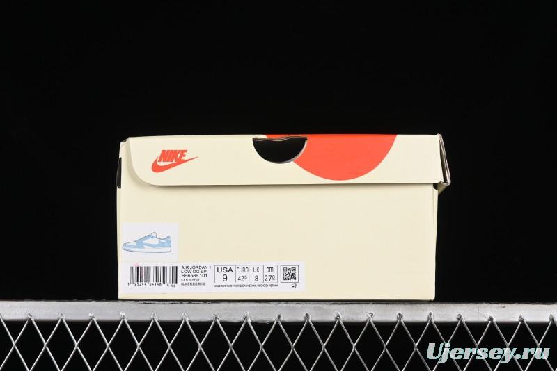 Nike Travis Scott x Fragment Design x Air Jordan 1 Low OG SP AJ1 Retro Sneakers - BB6588-101
