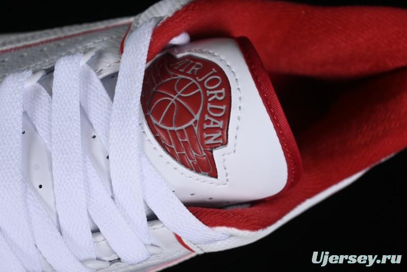 Nike Air Jordan 2/3 Retro Low Top Basketball Shoes in White/Red - FD0383-161