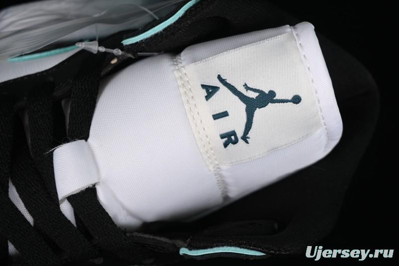 Nike Air Jordan 1 Mid AJ1 Snake Black Green Toe Mid-Top Basketball Shoes - FQ7818-100