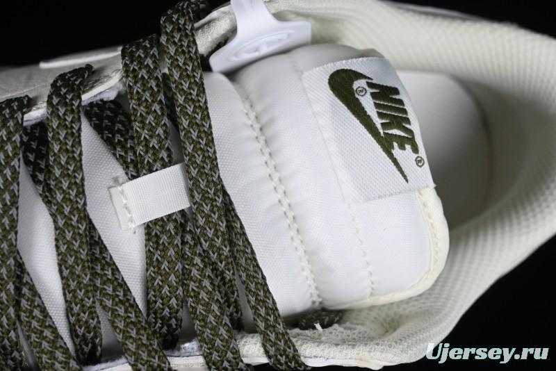 Nike SB Dunk Low Collaboration Triple Swoosh Military Green Colorway Low-Top Casual Skateboarding Shoes - NK5639-323