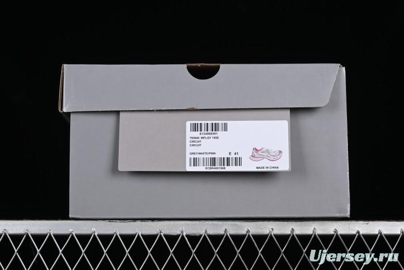 Balenciaga Circuit Lightweight Distressed Print Round-Toe Fashion Casual Shoes - WFLGY1950