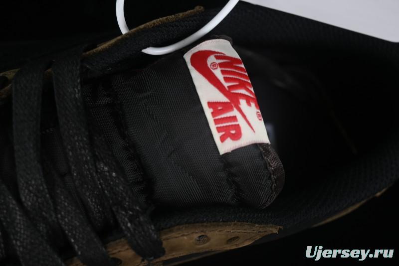 Nike Travis Scott x Air Jordan 1 Low OG AJ1 Reverse Swoosh Sneakers - DM7866-202